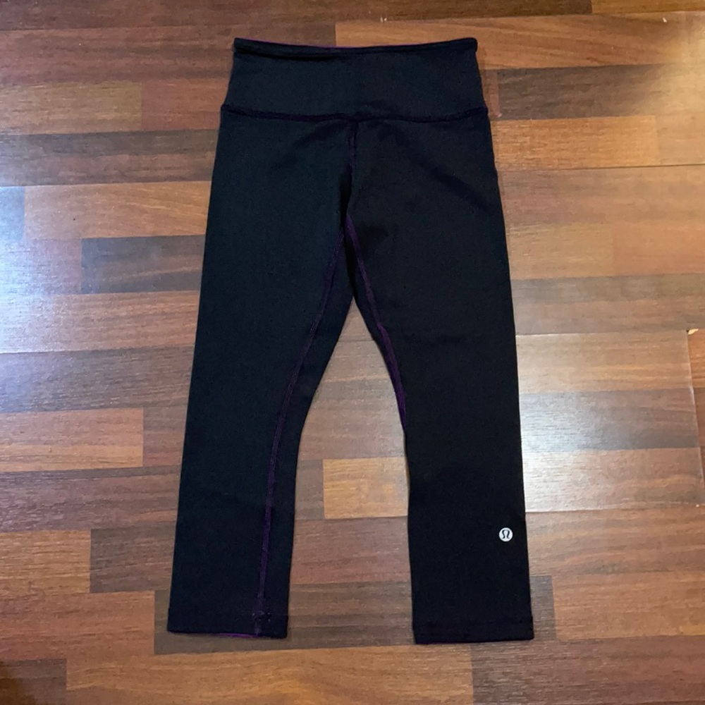 Lululemon Wunder Under Crop Reversible *rare